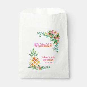 Sachets En Papier Aiguille tropicale MAHALO Tout Merci d'anniversair