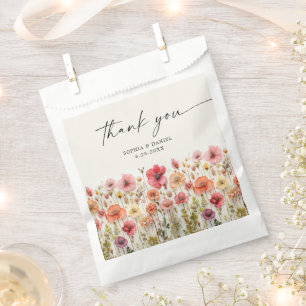 Sachets En Papier Aimer dans la Fête des mariées en fleur Favoriser