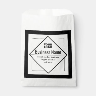 Sachets En Papier Ajoutez votre modèle personnalisable de logo