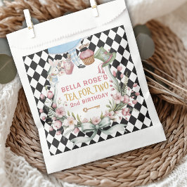 Sachets En Papier Alice au pays des merveilles Cadre de fleurs 2e an