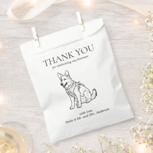 Sachets En Papier Allemand Berger Chien Traiter animal de compagnie