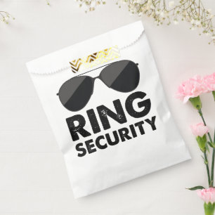 Sachets En Papier Alliance de Sécurité de la Mariée Anneau de Mariag