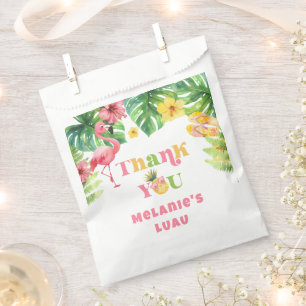 Sachets En Papier Aloha fille été Tropical Luau anniversaire Merci