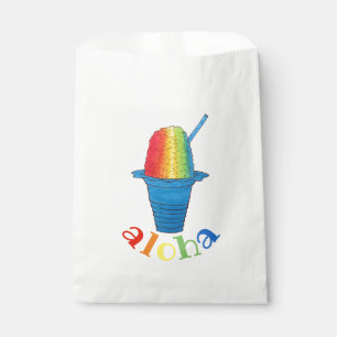 Sachets En Papier ALOHA Hawaii Hawaii rasage arc-en-ciel rasé glace