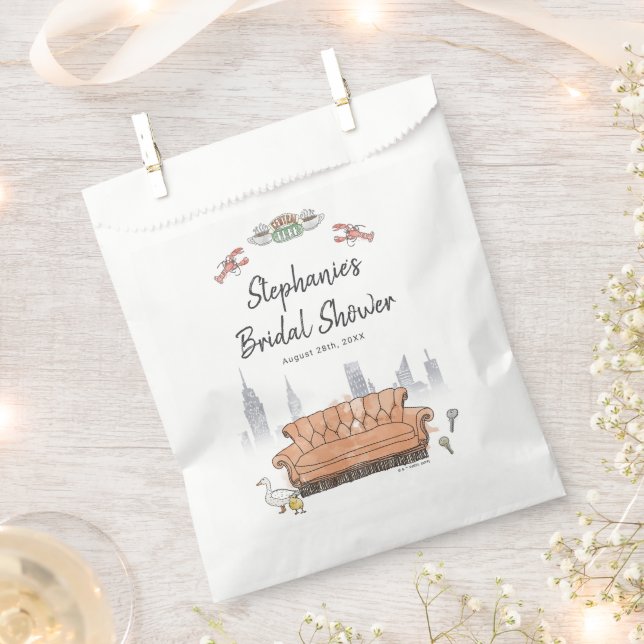 Sachets En Papier AMIS™ | Fête des mariées d'aquarelle Perk Central (Coupé)