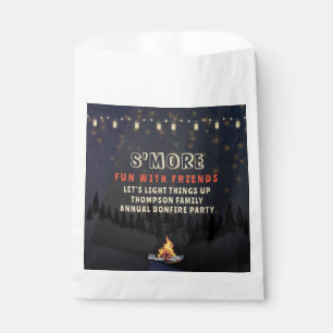 Sachets En Papier Amusement de S'mores Feu de joie Fête dans la cour
