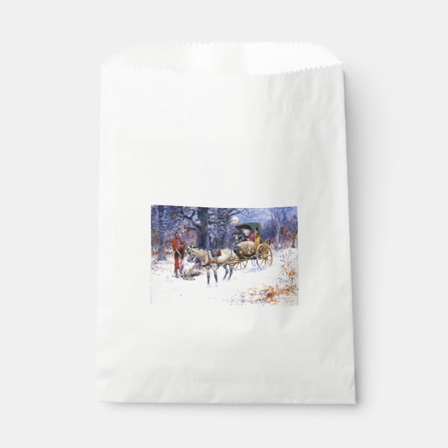 Sachets En Papier Ancien Noël en Nouvelle-Angleterre (par Charles Ru (Devant)