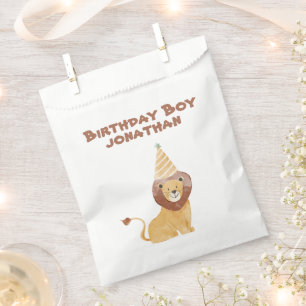 Sachets En Papier Animaux sauvages mignons Anniversaire