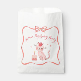 Sachets En Papier Anniversaire de Jolie Kitty