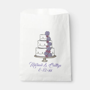 Sachets En Papier Anniversaire de la Fête des mariées de gâteau Mari