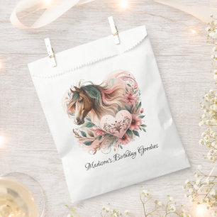 Sachets En Papier Anniversaire de la fille du cheval