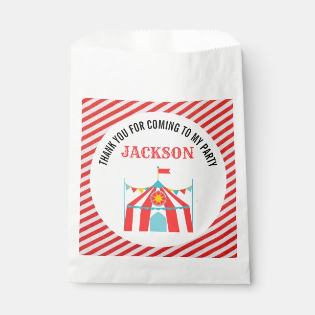 Sachets En Papier Anniversaire du Carnaval (Devant)
