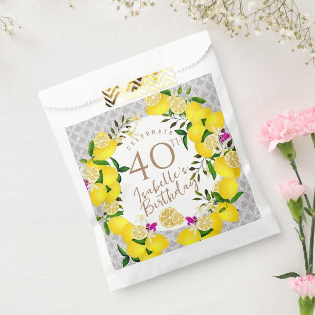 Sachets En Papier Anniversaire du citron (Scellé)