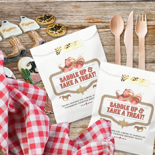 Sachets En Papier Anniversaire du Stampede fraise (Créateur téléchargé)