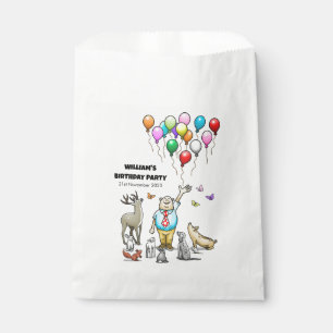 Sachets En Papier Appel à tous les animaux Anniversaire