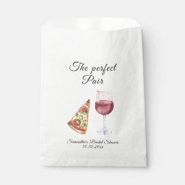 Sachets En Papier Aquarelle Fête des mariées de paire parfaite