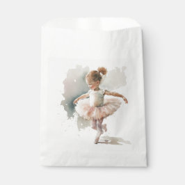 Sachets En Papier Aquarelle Little Ballerina