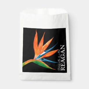 Sachets En Papier Aquarelle Oiseau de Paradis Sac personnalisé Faveu