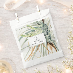 Sachets En Papier Aquarelle Rustique Neutral Boho Mariage botanique
