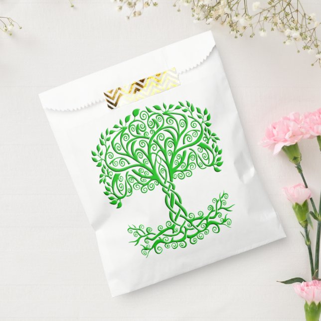 Sachets En Papier Arbre Celtique Vert De Vie (Scellé)