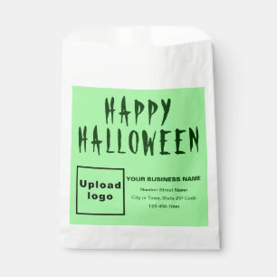 Sachets En Papier Arrière - plan vert Halloween Business Light