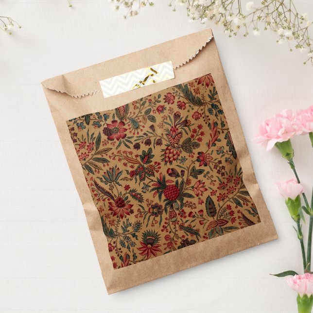 Sachets En Papier Art floral de la tapisserie (Scellé)