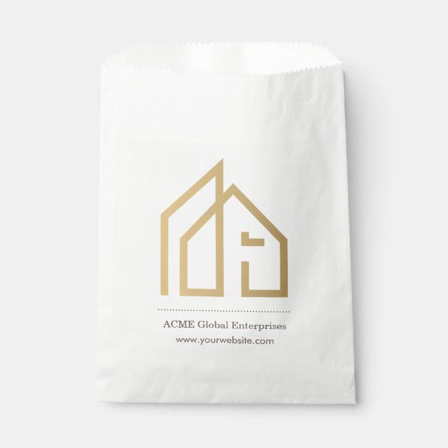 Sachets En Papier Articles promotionnels Immobilier moderne (Devant)