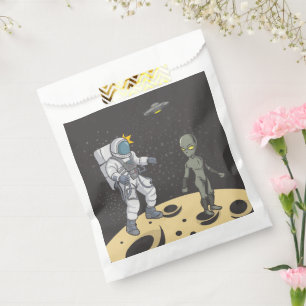 Sachets En Papier Astronaute et alien