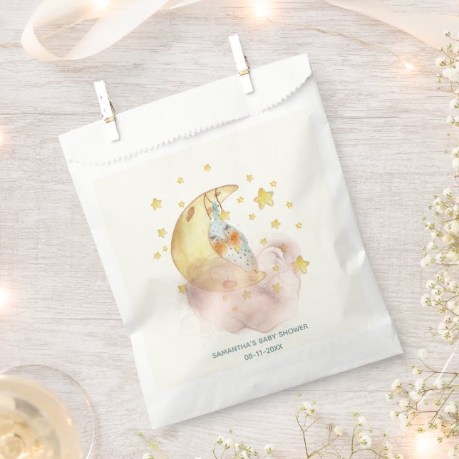 Sachets En Papier Au-Dessus De La Lune (Coupé)