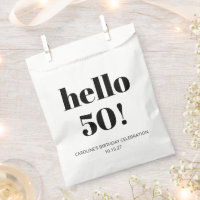 Audacieuse Typographie ivoire Moderne 50ème annive