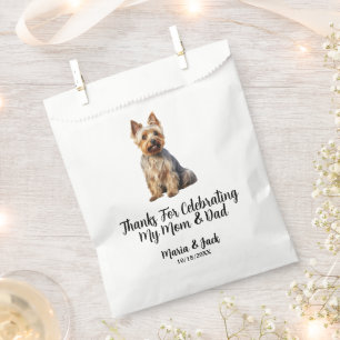 Sachets En Papier Australien Terrier Pet Cocktail Mariage