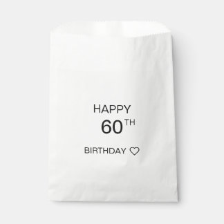 Sachets En Papier Autocollants d'anniversaire personnalisés pour bai