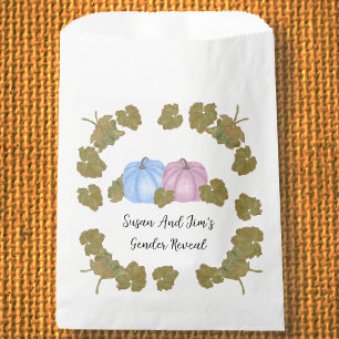 Sachets En Papier Automne Genre Révéler Petit Thème Citrouille
