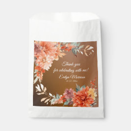 Sachets En Papier Automne mignon Gnome Feuilles d'automne Anniversai