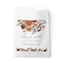 Automne Terre Cuite Bourgogne Floral L'Amour est D