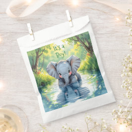 Sachets En Papier Baby Elephant Themed Baby Shower
