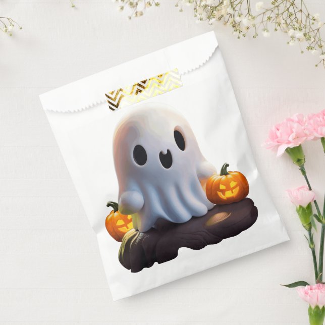 Sachets En Papier Baby Ghost Déplaisant mignon caractère Halloween (Scellé)