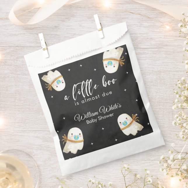 Sachets En Papier Baby Ghost Halloween Baby shower d'automne (Coupé)