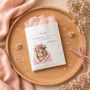 Sachets En Papier Baby shower Capybara • Wildflower