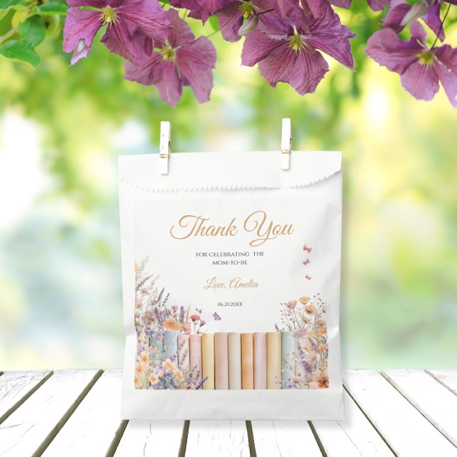 Sachets En Papier Baby shower Confortable Storybook (Créateur téléchargé)