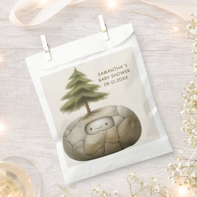 Sachets En Papier Baby shower d'aventurier Woodland (Coupé)
