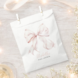 Sachets En Papier Baby shower de boule rose