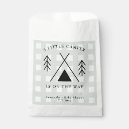 Sachets En Papier Baby shower de camping