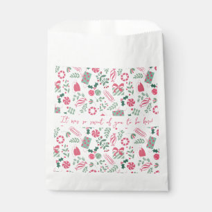 Sachets En Papier Baby shower de Noël festif