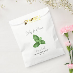 Sachets En Papier Baby shower de semences de bébé en fleur de la men