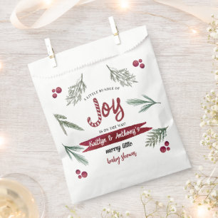 Sachets En Papier Baby shower de Sucre de canne moderne Watercolor "
