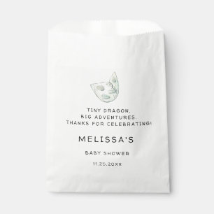 Sachets En Papier Baby shower D'ÉGLISE DRAGON CRAQUÉ
