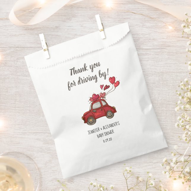 Sachets En Papier Baby shower d'entraînement (Coupé)