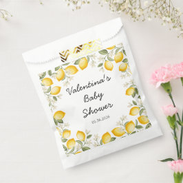 Sachets En Papier Baby shower d'été aux agrumes de citron