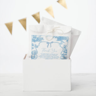 Sachets En Papier Baby shower d'ours bleu bleu français